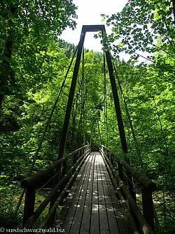 Brücke über die Wutach beim Rümmelesteg