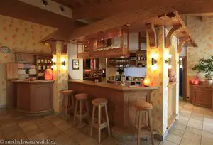 die Bar vom Restaurant der Saunawelt Höchenschwand