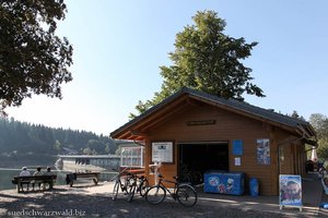 Fahrradverleih bei der Schluchsee-Staumauer