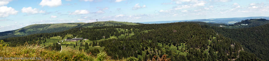 Aussicht vom Herzogenhorn zum Feldberg und Seebuck