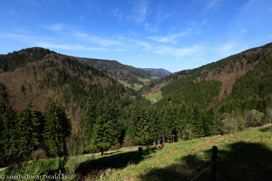 Blick über das Tal In der Guten