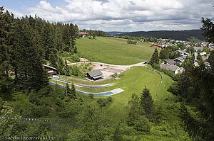 Aufstieg zur Adlerschanze von Schönwald