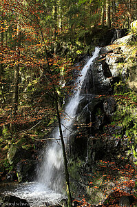 Obere Kaskade der Zweribach-Wasserfälle