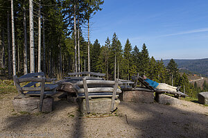 Rastplatz auf dem Peterlefelsen