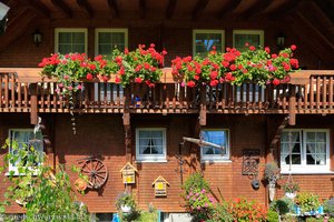 Balkon beim Gasthaus Heiligenbrunnen