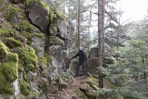 auf dem Felsenweg von Hornberg