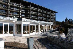 Dachterrasse vom Hotel Vier Jahreszeiten in Schluchsee