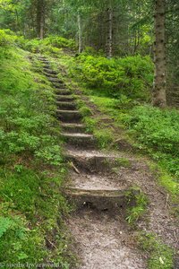 Treppe zum Zweiseenblick