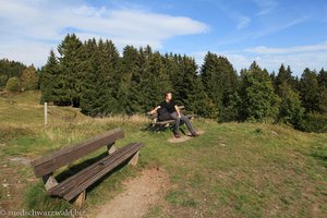 Rast auf dem Lehenkopf