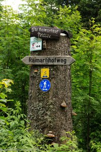 Wegweiser Raimartihofweg