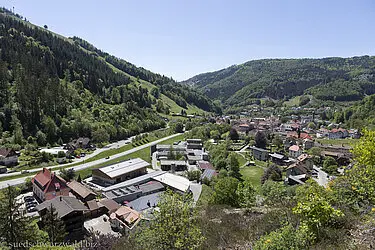 Aussicht vom Schwertdenkmal auf Todtnau