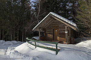 Die Habererhütte ist auch im Winter zugänglich.