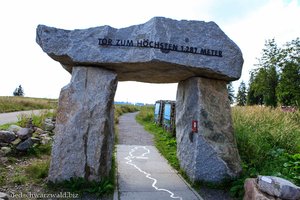 Eingangstor auf den Feldberg