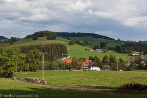 Blick über Ödenbach in der Gemeinde Breitnau