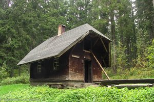 Hütte in der Nähe vom Zweiseenblick