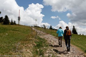 Aufstieg von der St. Wilhelmer Hütte auf den Feldberg