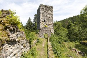 Nördlicher Bergfried der Roggenbacher Schlösser