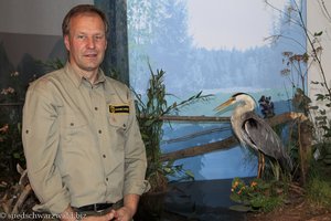 Feldbergranger Achim Laber im Haus der Natur