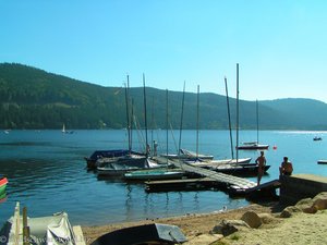 Bootsanleger bei Titisee-Ort