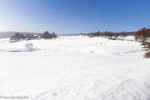verschneite Winterlandschaft bei Dürrenbühl