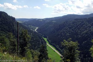 Aussicht vom Piketfelsen ins Höllental