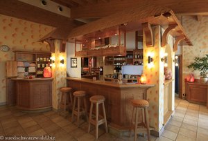 die Bar vom Restaurant der Saunawelt Höchenschwand