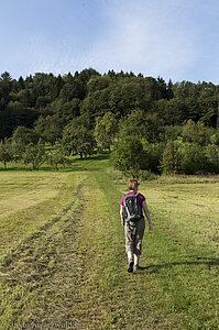 Wanderin auf dem Brennersteig