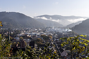 Aussicht von der Burg Husen übers Kinzigtal