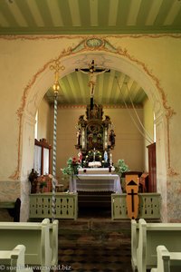 Altarraum der Kapelle Heiligenbrunnen