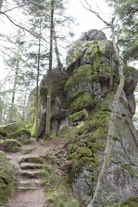 Unterer Schlossfelsen von Hornberg