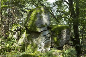 Granitbrocken mit Wollsackverwitterung