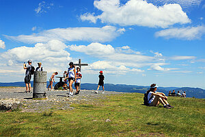 Auf dem Belchengipfel