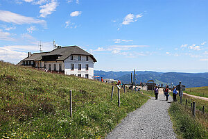 Blick zurück zum Belchenhaus