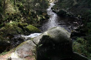 Blick über den eiszeitlichen Strudeltopf hinweg