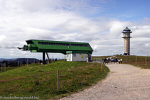 Bergstation der Gondelseilbahn