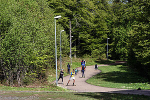 Biathleten beim Training