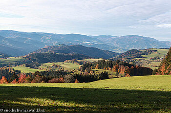 Aussicht von Hochrütte zum Südschwarzwald