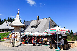 Sonnenterrasse der Baldenweger Hütte