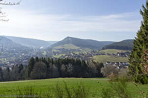 Ausblick vom Satteleisteig über das Murgtal