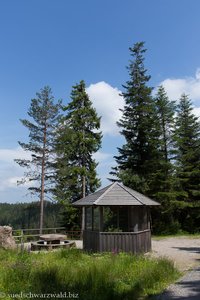 Schutzhütte beim Huzenbacher Seeblick