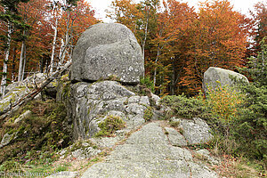 Granitfelsen am Yacher Höhenweg