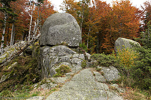 Felsformation am Zweitälersteig