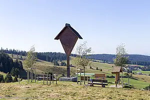 Zugang zum Ibacher Friedenskreuz