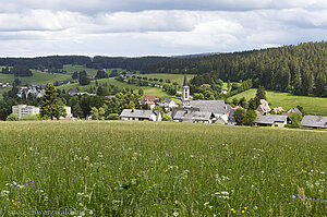 Aussicht vom Heilklimasteig nach Schönwald