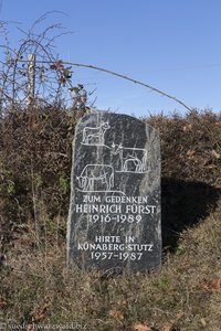 Gedenkstein Heinrich Fürst