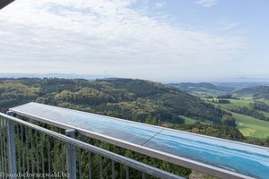 Panoramatafel auf dem Hünersedel-Turm