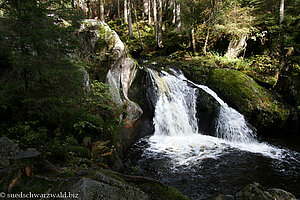 Wasserfall der Gletschermühle Krai-Woog-Gumpen