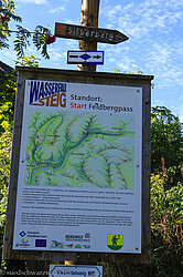 Wasserfallsteig | Startpunkt auf dem Feldbergpass