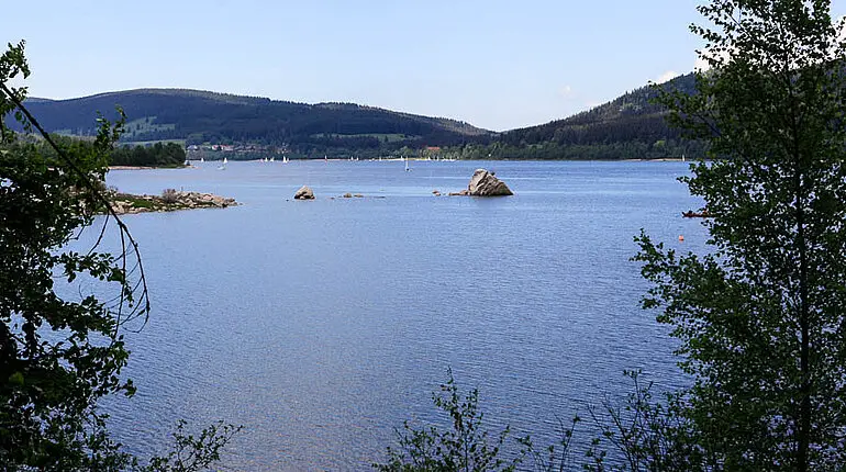 Blick vom Seeweg auf den Schluchsee