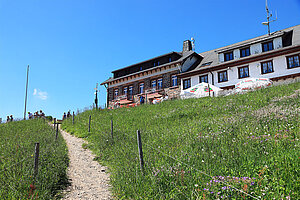 die letzten Meter zum Belchenhaus